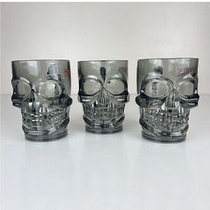🌓 3 SKELETON DRINKING CUPS 🌓